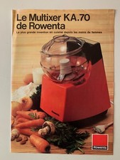 BROCHURE ROWENTA MULTIXER KA.70 - VINTAGE ORANGE