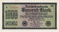 Germany Reichsbanknote 1000