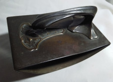 PRESSE BUVARD art nouveau METAL patine BRONZE feuille fruit PLATANE arbre