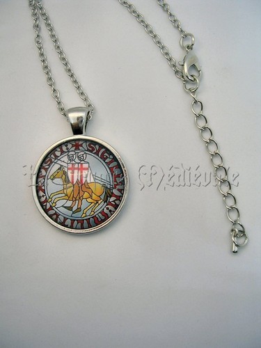 Pendentif sceau templier - pendentif,