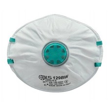 Masque jetable à valve FFP2 RD - 129BW - boîte de 15 BLS