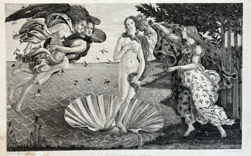 Sandro botticelli gravure eau - botticelli,