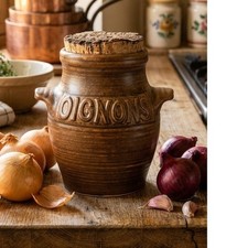 Pot à oignons vintage en