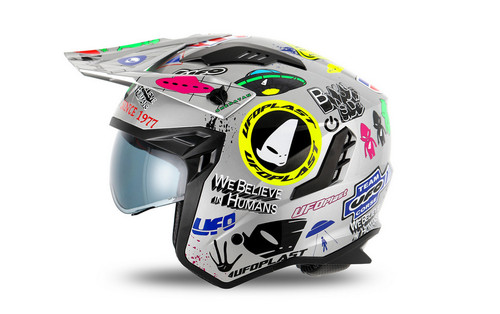 Casque jet moto ufo - casque, sheratan