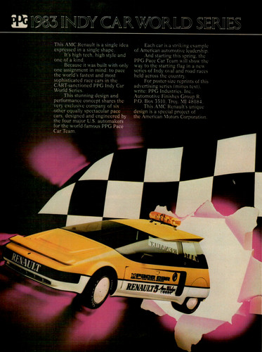 1984 renault ppg indy pace - 5,
