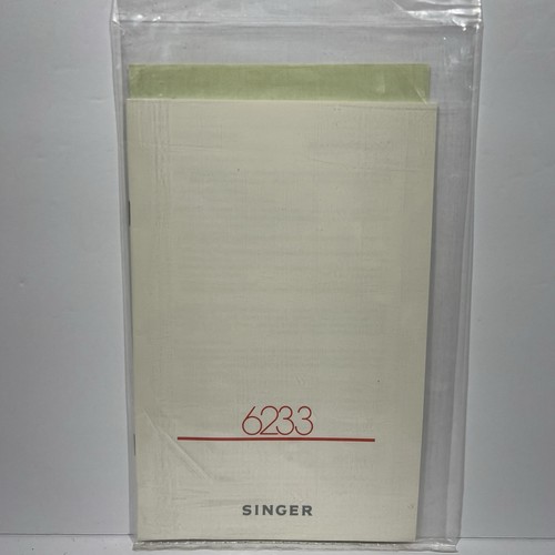 Singer 6233 manual for - for, sewing