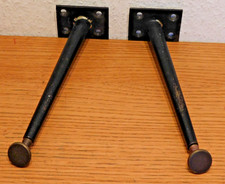 1960 vintage 2 PIEDS en METAL