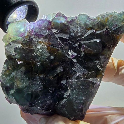 Cube fluorite fantôme - de,