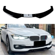 Spoiler Lame Rajout Pare-Choc Avant Noir Pour BMW Série 3 F30 F31 2011-2015