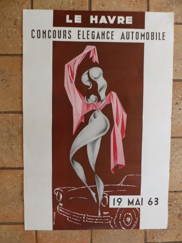 Affiche ancienne automobile - affiche,