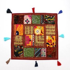 Housse de coussin de canapé vintage patchwork traditionnel décoration intérie...