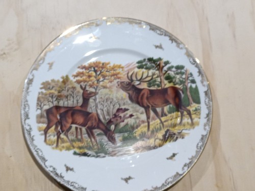 Assiette cerf ses 2 - cerf,