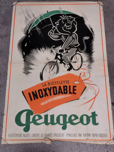 Affiche publicitaire vintage