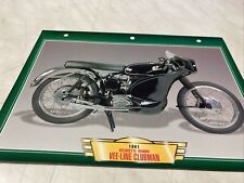 Velocette 500 Venom Vee-Line Clubman fiche carte moto passion collection Atlas
