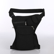 Sac banane tactique taille cuisse taille cuisse en cuir véritable moto extérieur