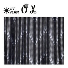 Rideau Plastique Blanc Perle 48 Bandes 90X200Cm