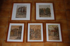 Aquarelles quartier de Paris