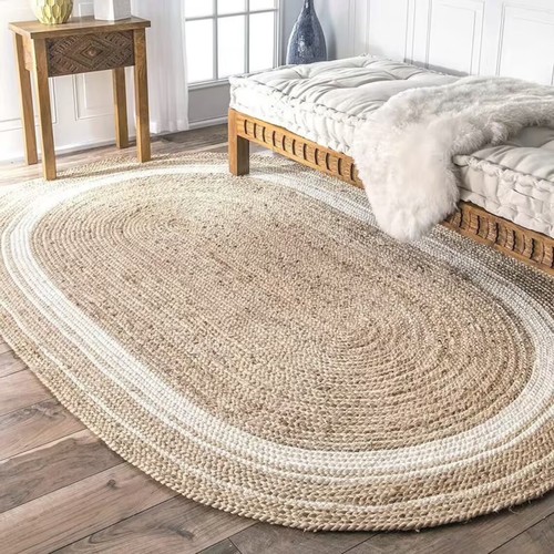 Tapis ovale jute naturel - tapis, en
