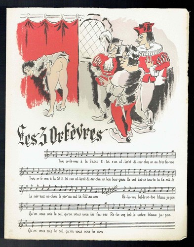 Curiosa partition chanson - partition,
