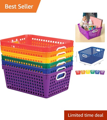 Sturdy rainbow plastic storage - plastic,