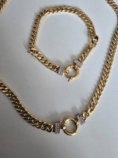 Ensemble collier bracelet or