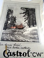 CASTROL BLERIOT ANTAR A C PNEU HUILE PHARE  PUBLICITE ANCIENNE LOT DE 15