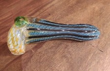 Pipe Verre Soufflé murano  dim 13 cm Fumeur Réf Bgv71 G2