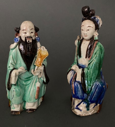 Paire statuettes en - statuettes,