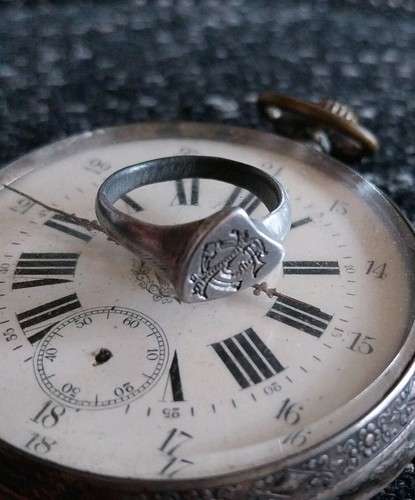Bague ancienne amour coeur - bague,