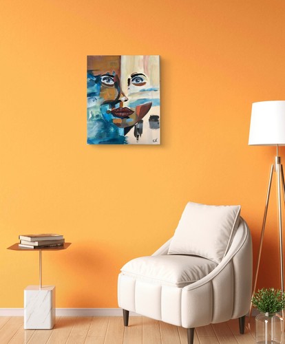 Tableau peinture abstraite - tableau,