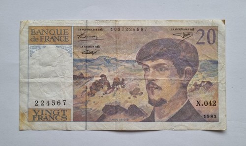 Billet banque 20 francs - banque,