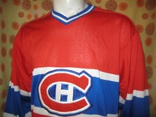 ? Vintage 80s Ancien MAILLOT de ICE HOCKEY SANDOW SK CANADIENS DE MONTRÉAL TM