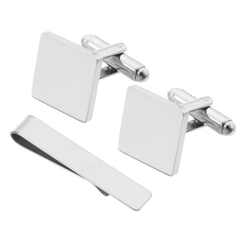 3pcs boutons manchette pince