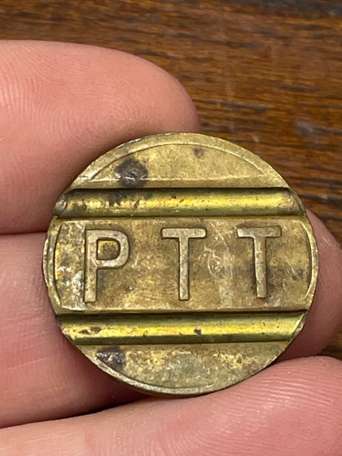Ancien jeton ptt telefon - jeton,