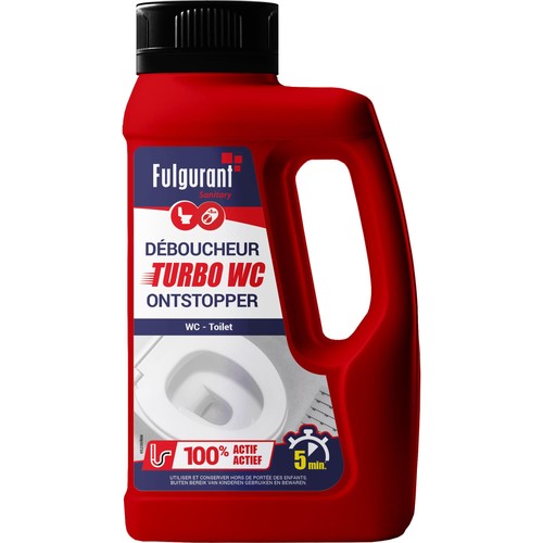 Déboucheur turbo sans - wc,