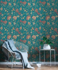 Papier Peint Avec Motif Floral