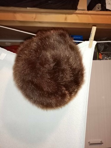 Bonnet fourrure véritable - en,