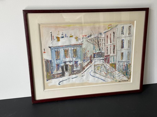 Peinture montmartre huile sur - montmartre,