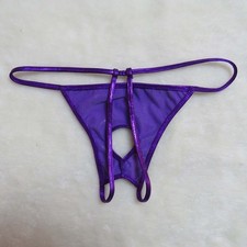 Culotte string slip homme noir