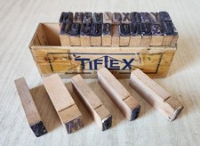 Lettres TIFLEX 15mm sur Bois