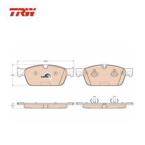 Kit plaquettes frein - kit, de