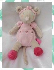 Doudou Peluche Souris Lila et