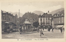 09 - CPA Ax-les-Thermes (Ariège) Place du Breilh / Superbe