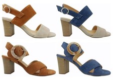 Sandales Femmes Easy' Nrose Chaussures Avec Talon M Confortable Marche à la Mode