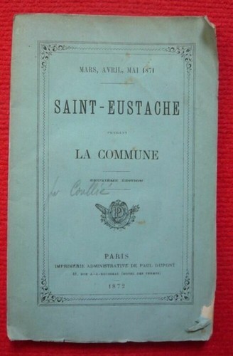 Saint eustache pendant - saint-eustache,