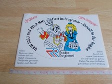 Autocollant RADIO REGIONAL - RR