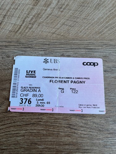 Billet concert n82 florent - de,