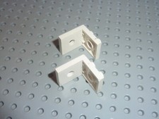 2 x LEGO White Bracket ref