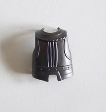 PLAYMOBIL (L8213) MOYEN-AGE - Armure Torse Gris Foncé Bombée Gros Ventre