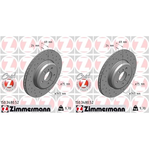 Zimmermann disques frein - disques, de